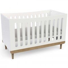 Κρεβάτι Βρεφικό Scandi (Για Στρώμα 60x120cm) 162767349 125x65x90cm Oak-White