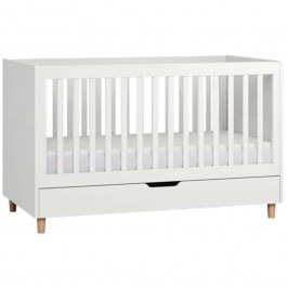 Κρεβάτι Βρεφικό Simple (Για Στρώμα 70x140cm) 162658989 140x74,5x80,5cm White WHITE