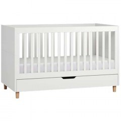 Κρεβάτι Βρεφικό Simple (Για Στρώμα 70x140cm) 162658989 140x74,5x80,5cm White