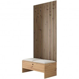 Entrance Furniture Balma IV 162560919 85x44x206cm Natural-Beige NATURAL-BEIGE