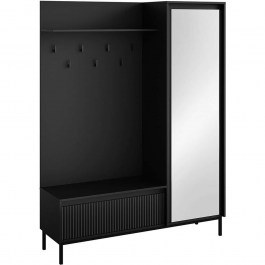 Entrance Furniture Ozmi 163061159 135x40x180cm Black BLACK