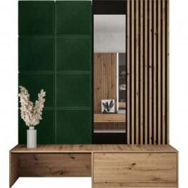 Έπιπλο Εισόδου Premium I 162558969 172x42x205cm Natural-Green NATURAL-GREEN