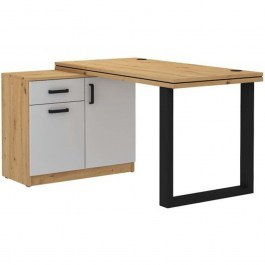 Γραφείο Warrior I 162709899 138x107x78,1cm Natural-Grey NATURAL-GREY