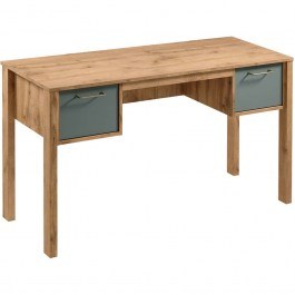Γραφείο Indygo 162816479 138x53x75cm Oak-Olive OAK-OLIVE