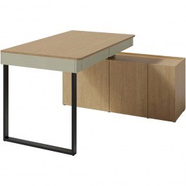 Γραφείο Luca 163080569 228x63x75cm Oak-Olive OAK-OLIVE