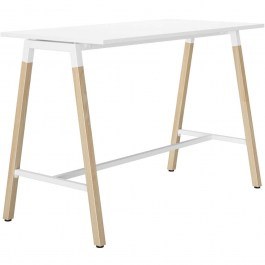 Γραφείο Deskora 162836039 160x80x109cm Natural-White WHITE