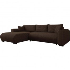 Corner Sofa - Bed Merkos I 162865929 285x188x80cm Brown BROWN