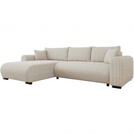 Corner Sofa - Bed Merkos I 162865899 285x188x80cm Cream CREAM