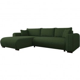 Corner Sofa - Bed Merkos I 162865879 285x188x80cm Green GREEN