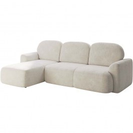 Corner Sofa - Bed (Left Corner) Nabu 162910529 260x163x95cm Beige BEIGE