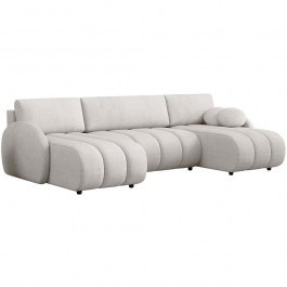 Corner Sofa - Bed Zara U 162908239 318x160x88cm Beige BEIGE