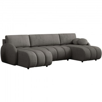 Καναπές - Κρεβάτι Γωνιακός Zara U 162908259 318x160x88cm Anthracite