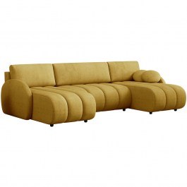 Corner Sofa - Bed Zara U 162908279 318x160x88cm Mustard MUSTARD