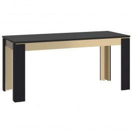 Extendable Table Eclat 162801139 160/200x90x75,6cm Black BLACK