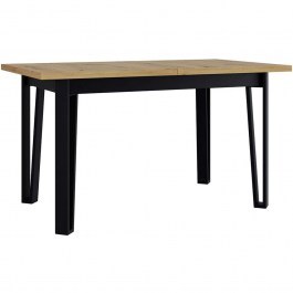 Extendable Table Icon III 162763209 140/180x80x79cm Natural-Black NATURAL