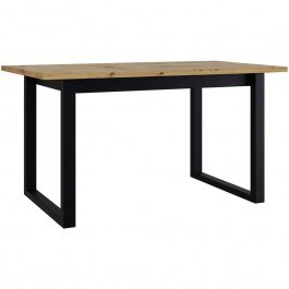 Extendable Table Ikonic I 162704399 160/240x92x78cm Natural-Black NATURAL