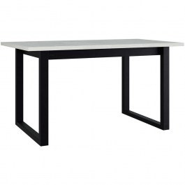 Extendable Table Ikonic I 162704389 160/240x92x78cm White-Black WHITE