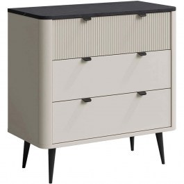 Buffet Marly Reg V 162908369 90x40x82cm Off White-Black WHITE-BLACK