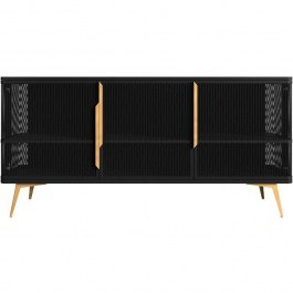 Buffet Modera 163085569 180x40x85cm Black BLACK