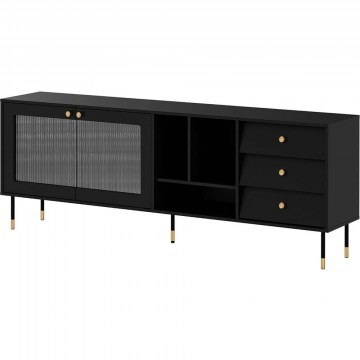 Μπουφές Valerio 162823369 200x39x75cm Black