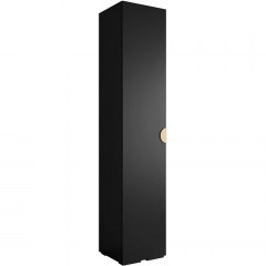 Ντουλάπα Μονόφυλλη Inova 163058029 50x47x237cm Black-Gold