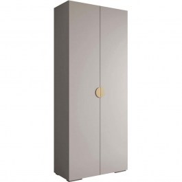 Ντουλάπα Δίφυλλη Inova 163058129 100x47x237cm Cashmere-Gold CASHMERE