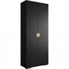 Ντουλάπα Δίφυλλη Inova 163058109 100x47x237cm Black-Gold