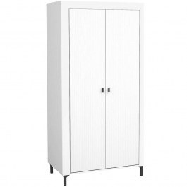 Ντουλάπα Δίφυλλη Mossa 162787909 97x56x194cm White WHITE