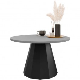 Τραπεζάκι Σαλονιού Elipse 162905709 75x75x45cm Grey-Black GREY