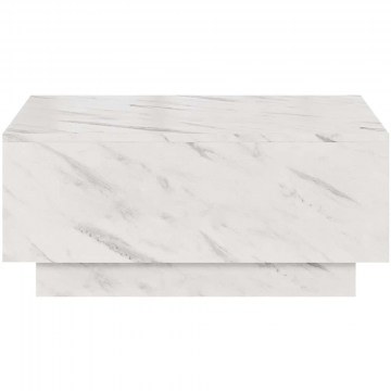 Τραπεζάκι Σαλονιού Moon 162789209 90x60x40cm Marble Effect White