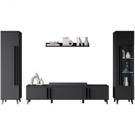 TV Composition Helsinki II 162918149 180x33x40cm Black BLACK