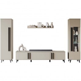 TV Composition Helsinki II 162918159 180x33x40cm Beige-Black BEIGE