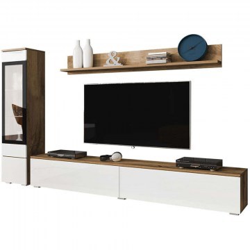 TV Composition Vera I 162292389 180x33x132cm White-Natural