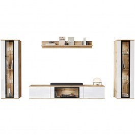 TV Composition Caro 162900559 180x33x140cm Natural-White NATURAL-WHITE
