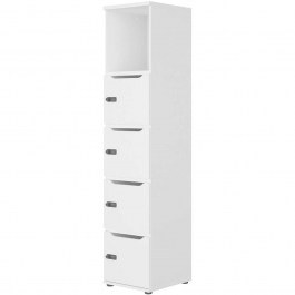 Συρταριέρα Γραφείου QuatroLock 162835379 40x45x187cm White WHITE