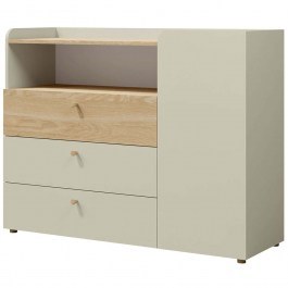 Συρταριέρα Yuki 162854629 120x40x93cm Natural-Beige BEIGE