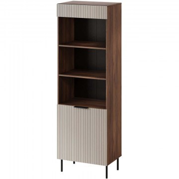 Βιβλιοθήκη Almera I 162910949 60x42x185cm Walnut-Beige