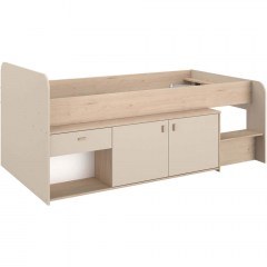 Κρεβάτι Παιδικό Classicum (Για Στρώμα 90x190/200cm) 163061549 203x110x90cm Oak-Beige