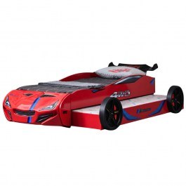 Κρεβάτι Παιδικό Turbo GT Duo (Για Στρώματα 90x200/90x190cm) 163060689 225x99x63cm Red RED