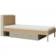 Κρεβάτι Παιδικό Yuki (Για Στρώμα 90x200cm) 162855289 217x94x93cm Multi-Mint