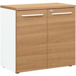 Ντουλάπι Γραφείου Luminis 162832949 80x42x74cm Brown-White BROWN