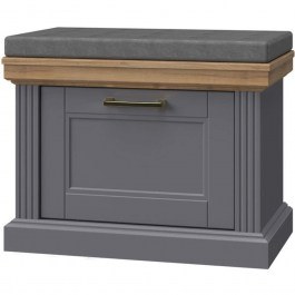 Σκαμπό Tahoma 162055889 65x38x51cm Anthracite ANTHRACITE