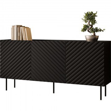 Buffet Lucca 162779529 166x80x40cm Black
