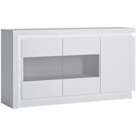 Buffet With Light Lynx 162285869 157,6x42x89,1cm White WHITE