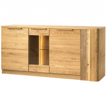 Buffet With Led Light Mayfair I 162815729 165x43x92cm Natural