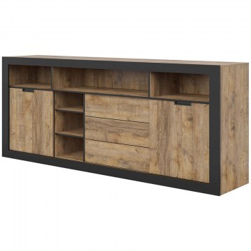 Buffet Windsor Plus 162868339 220x45x109cm Natural-Black