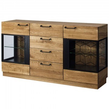 Buffet Rivina II 16769879 170x42x90cm Natural-Black