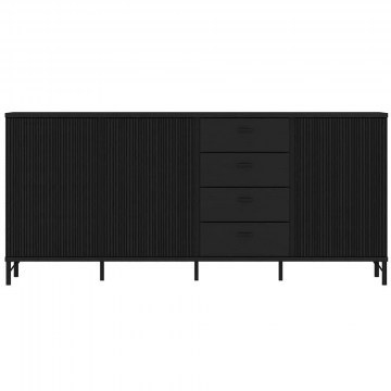 Buffet Saka 162908129 200x40x87cm Black