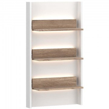 Ραφιέρα Τοίχου Με Φως Led Mystea 163081749 50x19,8x108cm White-Natural