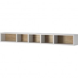 Ράφι Τοίχου Toldo 16347549 169x19x21cm White-Natural NATURAL-WHITE